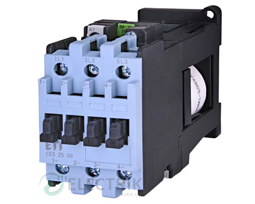 Контактор CES 25.00 24V/DC 25A 11kW AC3, ETI