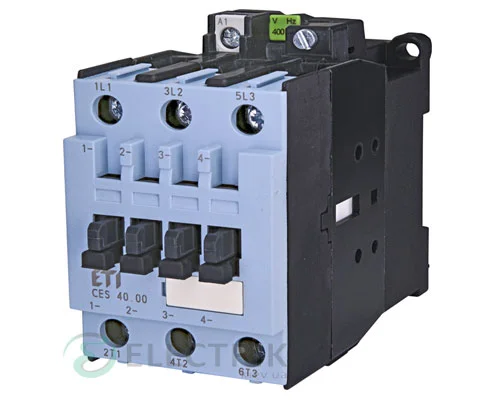 Контактор CES 40.00 400V/AC 40A 18,5kW AC3, ETI