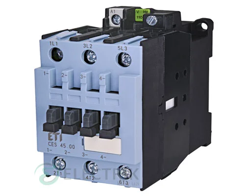 Контактор CES 45.00 110V/AC 45A 22kW AC3, ETI