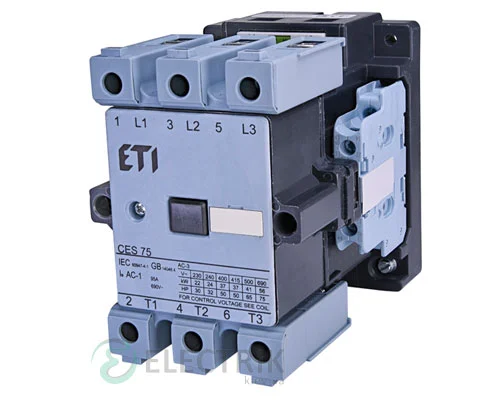 Контактор CES 75.22 230V/AC 75A 37kW AC3, ETI