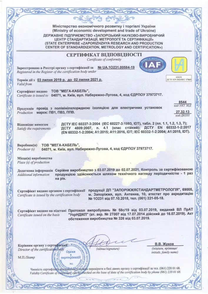 Провід ПВ-3 1,5