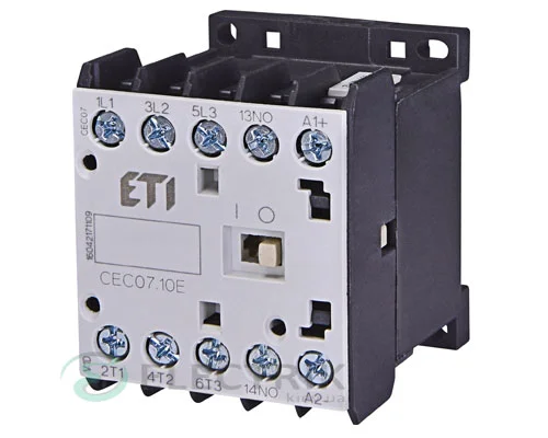 Мініатюрний контактор CEC 07.10 24V/DC 7A 3kW AC3, ETI