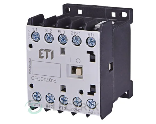 Мініатюрний контактор CEC 12.01 230V/AC 12A 5,5kW AC3, ETI
