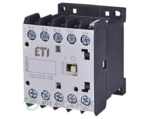 Мініатюрний контактор CEC 12.10 110V/AC 12A 5,5kW AC3, ETI
