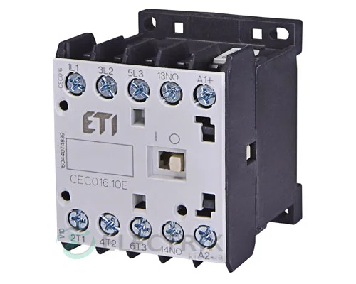 Мініатюрний контактор CEC 16.10 24V/AC 16A 7,5kW AC3, ETI