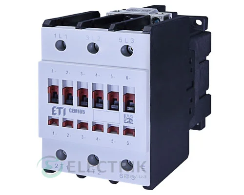Контактор CEM 105.11 400V/AC 105A 55kW AC3, ETI