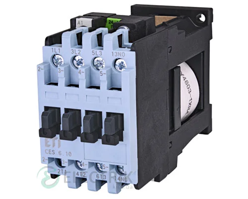 Контактор CES 6.10 24V/DC 6A 2,2kW AC3, ETI