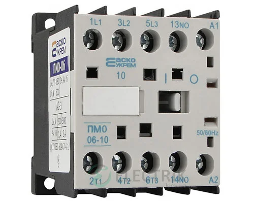 Контактор ПМ 0-06-10 B7 6A 24V/AC 1НЗ АСКО-УКРЕМ A0040010129