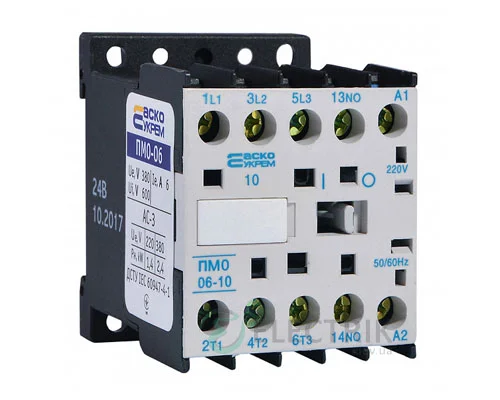 Контактор ПМ 0-06-10 M7 6А 220В/AC 1НО АСКО-УКРЕМ A0040010037