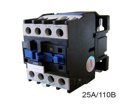 Контактор ПМ 2-25-10 F7 25А 110В/AC 1НО АСКО-УКРЕМ A0040010064