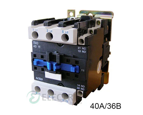 Контактор ПМ 3-40 C7 40А 36В/AC 1НО+1НЗ АСКО-УКРЕМ A0040010107