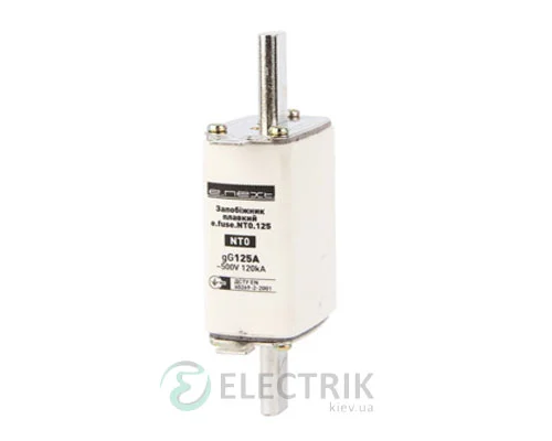 Запобіжник плавкий e.fuse.NT0.125, габарит 0, 125А, E.NEXT