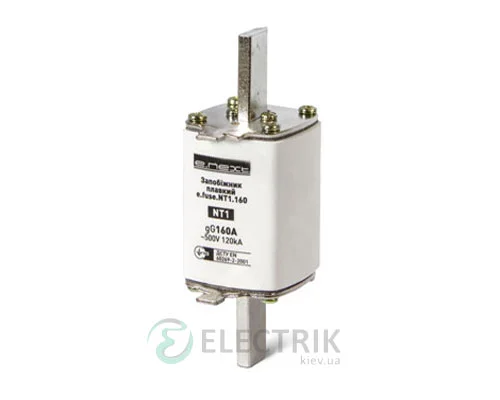 Запобіжник плавкий e.fuse.NT1.160, габарит 1, 160А, E.NEXT