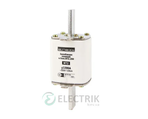 Запобіжник плавкий e.fuse.NT2.200, габарит 2, 200А, E.NEXT