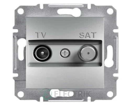 Розетка TV-SAT кінцева (1 дБ) алюміній, Asfora EPH3400161