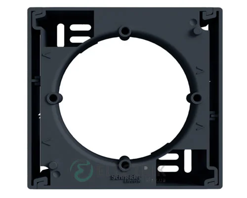 Коробка для наружного монтажа 1-постовая антрацит, Asfora EPH6100171