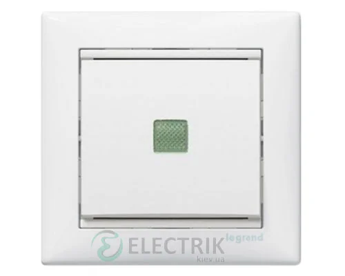 Вимикач з підсвічуванням Legrand Valena 10А 774410 (білий)