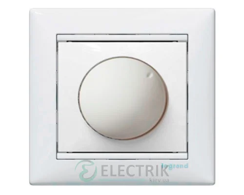 Светорегулятор поворотный Legrand Valena 40-400Вт 770061 (белый)