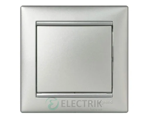 Кнопка Legrand Valena 10А 770111 (алюминий)