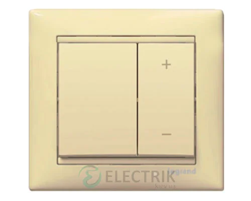Светорегулятор кнопочный Legrand Valena 40-600Вт 774174 слоновая кость (крем)
