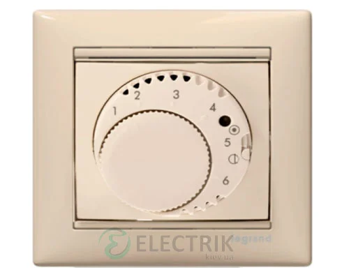 Терморегулятор для систем «Теплый пол» Legrand Valena 774191 слоновая кость (крем)