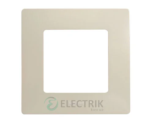 Рамка 1-постова, слонова кістка (крем) Legrand Etika 672511