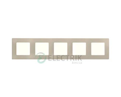 Рамка 5-постова, слонова кістка (крем) Legrand Etika 672515