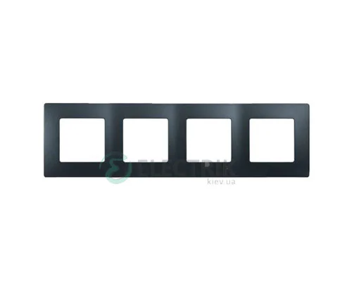 Рамка 4-постовая, антрацит Legrand Etika 672584