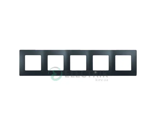 Рамка 5-постовая, антрацит Legrand Etika 672585