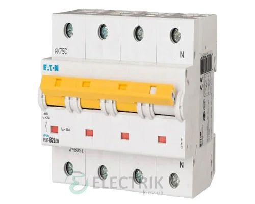 Автоматичний вимикач EATON PLHT-C25/3N (248060)