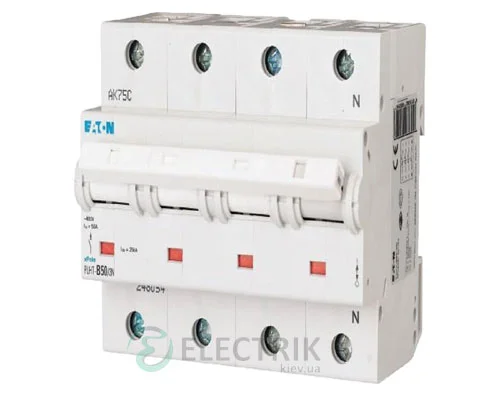Автоматичний вимикач EATON PLHT-C50/3N (248063)