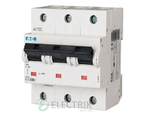 Автоматичний вимикач EATON PLHT-C40/3 (248036)