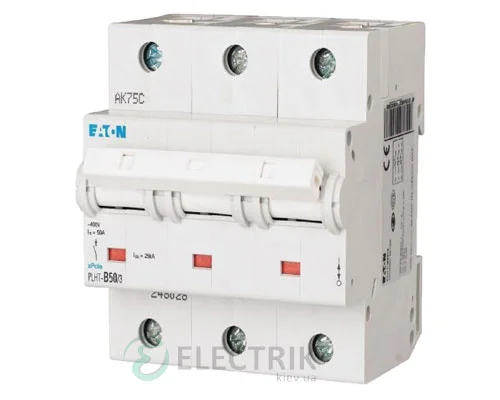 Автоматичний вимикач EATON PLHT-C50/3 (248037)