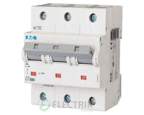 Автоматичний вимикач EATON PLHT-C80/3 (248039)