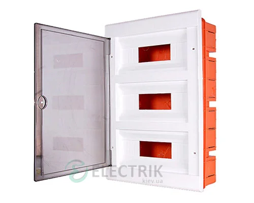 Корпус пластиковый 36-модульный e.plbox.stand.w.36, встраиваемый
