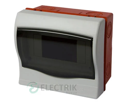 Корпус пластиковый 6-модульный e.plbox.stand.w.06, встраиваемый