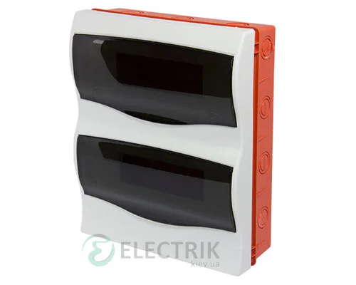 Корпус пластиковый 24-модульный e.plbox.stand.w.24m, встраиваемый