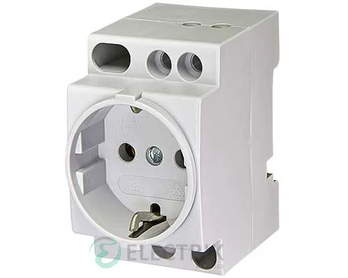 Розетка на DIN-рейку ETI EVE t-2P+Z Schuko (2414021)