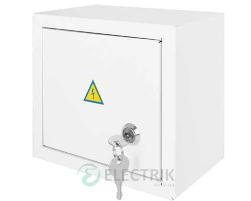 Корпус e.mbox.stand.n.06.z металевий, під 6 мод., навісний, з замком (s0100019)