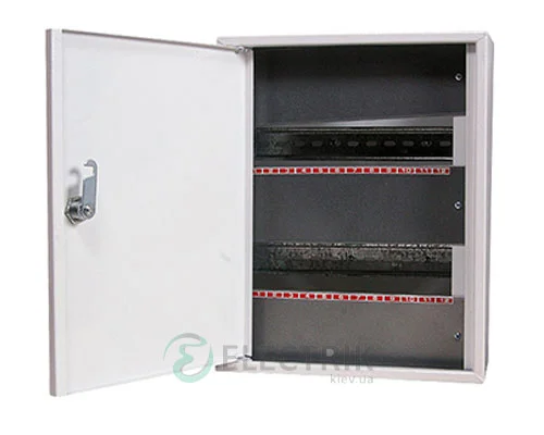Корпус e.mbox.stand.n.24.z металевий, під 24 мод., навісний, з замком (s0100025)