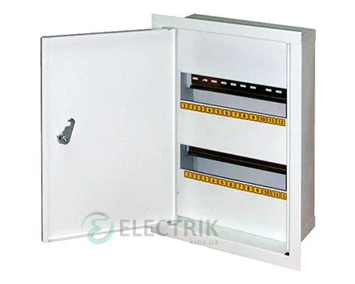 Корпус e.mbox.stand.w.24.z металевий, під 24 мод., вбудовуваний, з замком (s0100024)