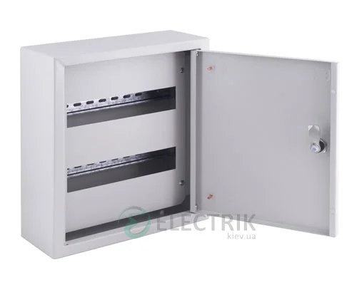 Металевий корпус e.mbox.pro.n.24z IP31 навісний на 24 модуля з замком (s0100203)