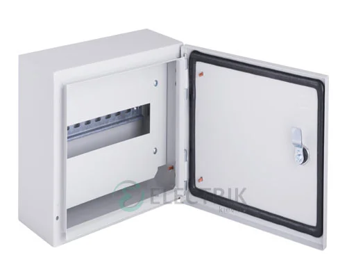 Корпус металлический e.mbox.pro.n.12z IP54 навесной на 12 модулей с замком (s0100215)