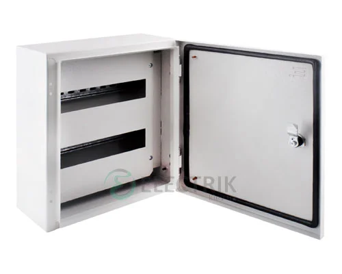 Корпус металлический e.mbox.pro.n.24z IP54 навесной на 24 модуля с замком (s0100216)