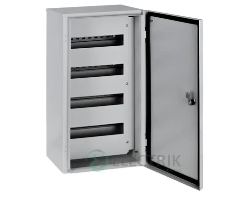 Корпус металлический e.mbox.pro.n.48z IP54 навесной на 48 модулей с замком (s0100218)