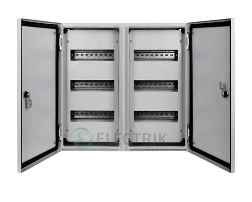 Корпус металлический e.mbox.pro.n.72z IP54 навесной на 72 модуля с замком (s0100220)