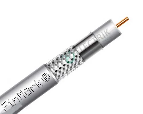Кабель коаксиальный RG-6 Finmark F690BV white ССА (кат 305м) белый биметал