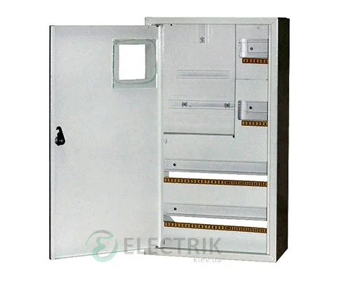 Корпус e.mbox.stand.n.f3.36.z металевий, під 3-ф. лічильник, 36 мод., навісний, з замком