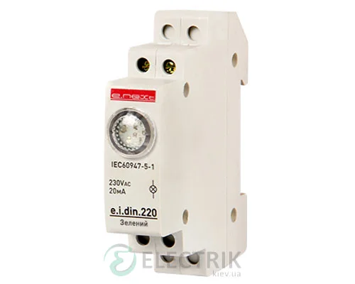 Индикатор на DIN-рейку e.i.din.220.green, зеленый (p059002)