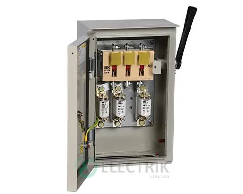 Ящик с рубильником и предохранителями ЯРП-100А 36 УХЛ3 IP31 UA IEK (YARP-100-36-31-U)